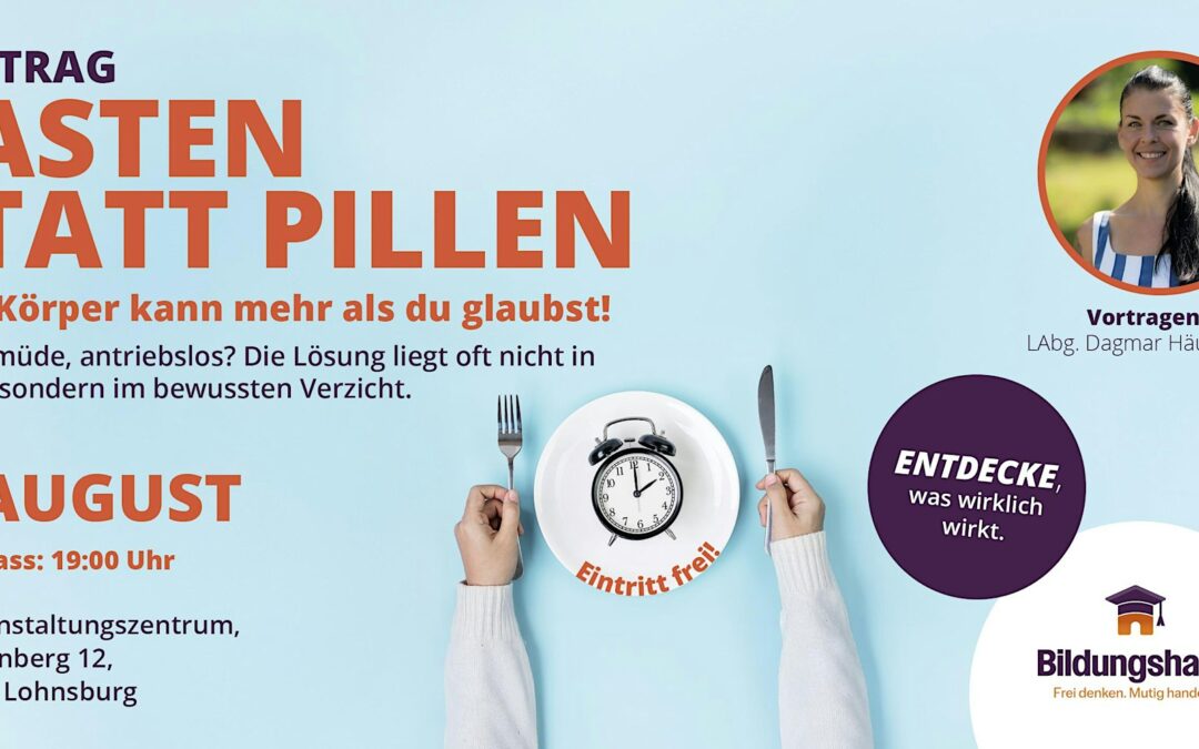 Fasten statt Pillen – Dein Körper kann mehr, als du glaubst!