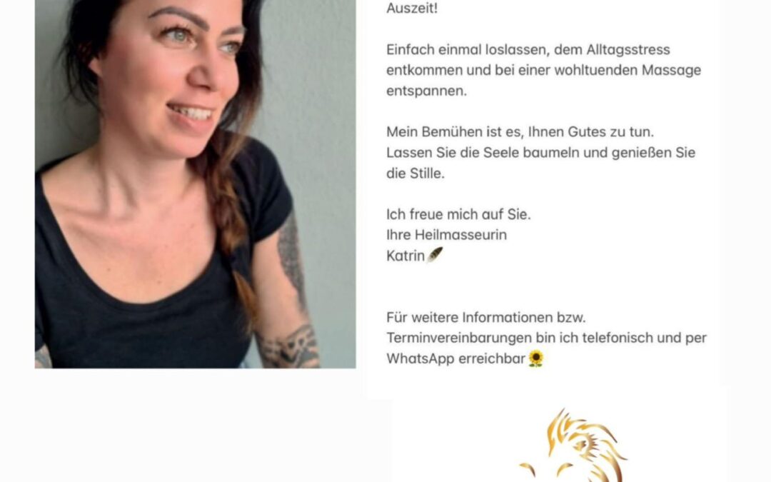 Heilmasseurin Katrin Höller